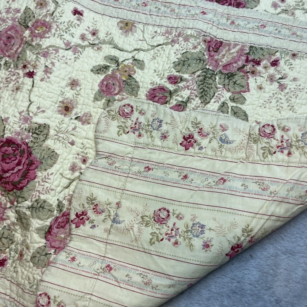 Cottagecore Sheet Set CA King Flat Fitted 2 Cases 2 Throw Pillows 1 King Sham